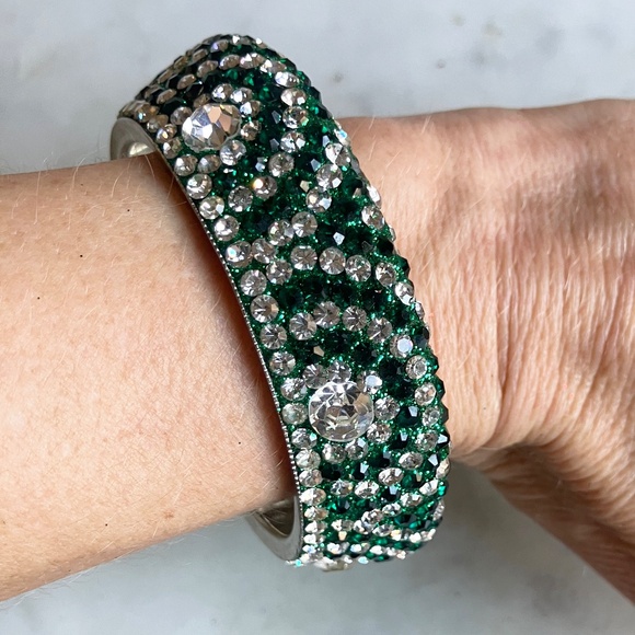 Rhinestone Statement Bangle - Picture 2 of 4